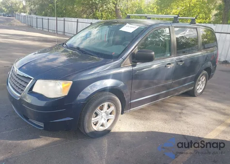 2008 Chrysler Town & Country Lx из США, поврежденный, VIN 2A8HR44H98R604172